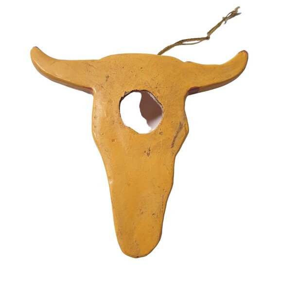 Vintage Ornament Southwestern Native American Hand Painted Plaster Deco Tree (B) - Picture 4 of 4